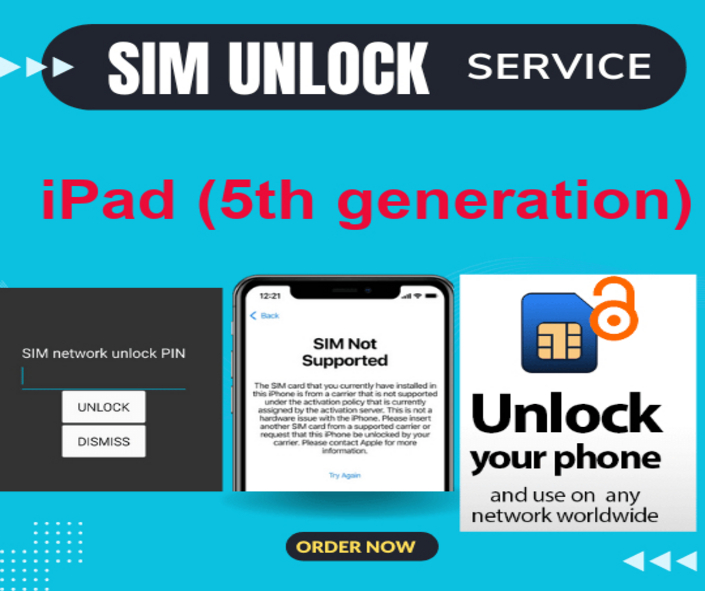 sim unlock service iPad (5th generation)